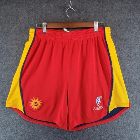 Vintage Connecticut Suns Shorts Womens Medium Red Reebok WNBA Basketball Cover