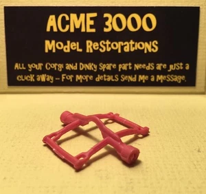 Corgi 266 Chitty Chitty Bang Bang Ersatz Repro rot Kunststoff Vorderachseinheit - Bild 1 von 1