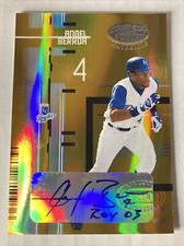 2005 Leaf Certified Materials #40 Angel Berroa ⚾️ Mirror Gold /25 Auto ~ Royals