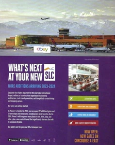 SALT LAKE CITY INTERNATIONAL AIRPORT WHATS NEXT AT NEW SLC IN 2023 22 GATES AD - Picture 1 of 1