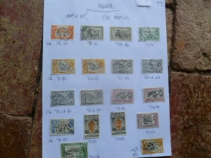 NIGERIA 18 PRE DECIMAL  STAMPS   MOST OF SET F/U.MOSTLY   SG 69-81 - Picture 1 of 1