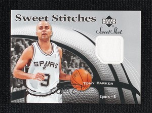 2006-07 Upper Deck Sweet Shot Sweet Stitches Memorabilia Tony Parker #SS-TP HOF