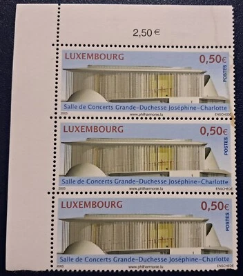 Sello Luxemburgo MNH 2005 SG 1712 sala de conciertos Foto 1 de 2