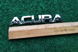ACURA INTEGRA REAR  TRUNK LID EMBLEM LOGO BADGE NAME PLATE  OEM 5S3 - Picture 1 of 5