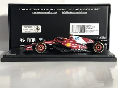 Looksmart SPF1074 Ferrari SF-25 Lewis Hamilton #44 P1 Sprint China GP 2025 1:43 - Image 1 of 4