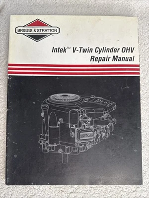 Manual de reparación original Briggs & Stratton Intek monocilíndrico OHV 273521-5/99 Foto 1 de 4