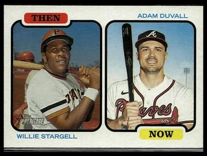 Willie Stargell / Adam Duvall *HOF* 2022 Topps Heritage #TAN-SD - Imagen 1 de 2