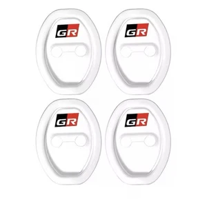 Cubiertas protectoras de cerradura de puerta de silicona blancas Toyota GR Sport Yaris Corolla 4 piezas - Imagen 1 de 1