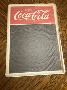 Insegna Pubblicitaria Vintage NOS 1991 Coca Cola Lavagna Metallo 28X20 - Foto 1 di 10