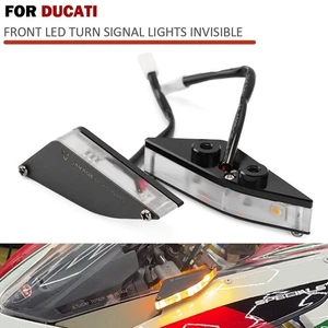 Front LED Turn Signal Lights For DUCATI Panigale V4/S V4R Panigale V2 2023 2024 - Picture 1 of 16