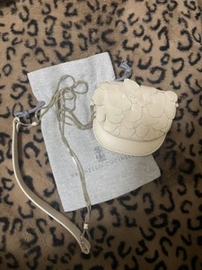 Bolso de Hombro BRUNELLO CUCINELLI Blanco Marfil - Imagen 1 de 4