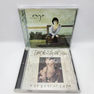 Enya Paint The Sky Day Without Rain Recording Light Pop Easy Music 2 CD Lot USED - Imagen 1 de 2