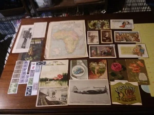 Ephemera - Sammlung antiker Postkarten, 1900 n. Chr. Karte von Afrika, Bilder ++ - Bild 1 von 14
