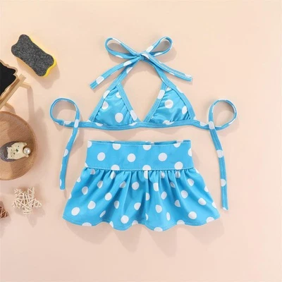 Dog Bikini Swimsuit - Summer Beach Dress Costume for Puppy, Cat, Chihuahua, Pug - Image 1 of 4