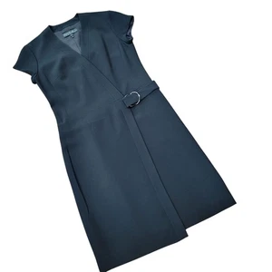 Lafayette 148 Wrap Dress with Side Buckle accent Size 2 Petite - Picture 1 of 8