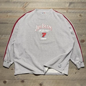 Sudadera gris XXL Robby Gordon Motorsports Jim Beam Racing para hombre NASCAR #7 CFS - Imagen 1 de 17