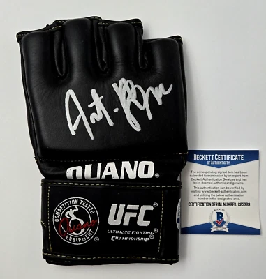 Guante Autógrafo UFC Firmado Antônio Rodrigo Nogueira Salón de la fama MMA Beckett Certificado de Autenticidad 369 Foto 1 de 2
