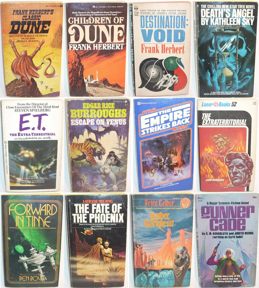 FANTASY & SCIENCE FICTION [ MULTI-LISTING ] Book Titles * D- G * Sci-Fi Vintage  - Image 1 of 1