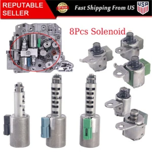 Kit de válvula solenoide 8 piezas AW5551SN AF33-5 AW55-50SN para SATURN SAAB VOLVO - Imagen 1 de 11