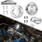 Alternator+Crank +Water Pump V-Belt Pulley Kit For 69+ Small Block Ford 351w 302