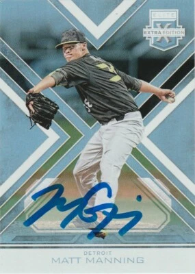 MATT MANNING SIGNED 2016 ELITE EXTRA EDITION #9 CERTIFIED AUTO - Image 1 of 2