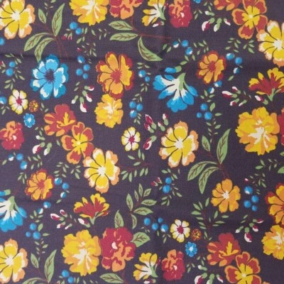 Half Yd Quilt Fabric Golden Afternoon Marigold Peat Colorway Connecting Threads - Image 1 of 4