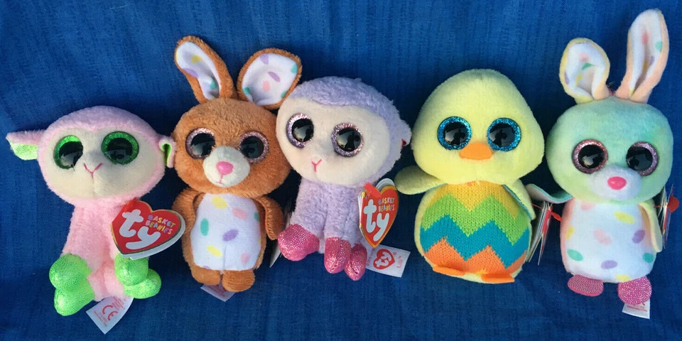 W-F-L TY Boos Basket Beanies Schlüsselanhänger Ostern Auswahl 8,5 cm Glubschi - Bild 1 von 1