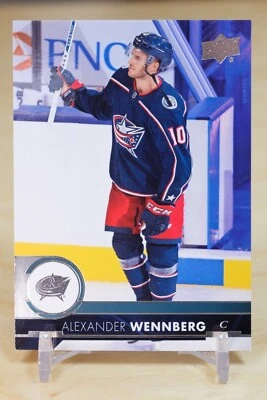 2017-18 Upper Deck Hockey Base #303 Alexander Wennberg - Columbus Blue Jackets - Image 1 of 2
