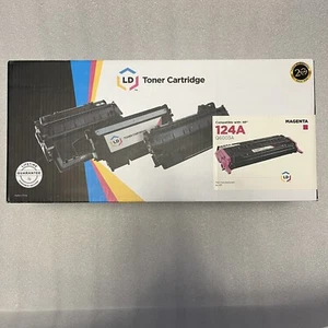 LD Q6003A 124A Laser Tonerkassette Magenta für HP 1600 2600n 2605dtn CM1017mfp - Bild 1 von 7