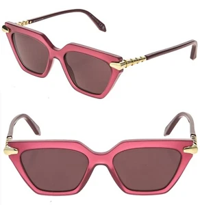 BVLGARI 40031 Serpenti Viper BV40031I Red Pink Gold Snake Scales Sunglasses 81Y - Picture 1 of 12