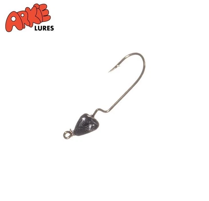 20 (2 упаковки) неокрашенный Arkie Turbo джиг голова ~ краппи бас приманка ~ Бесплатная доставка - Изображение 1 из 1