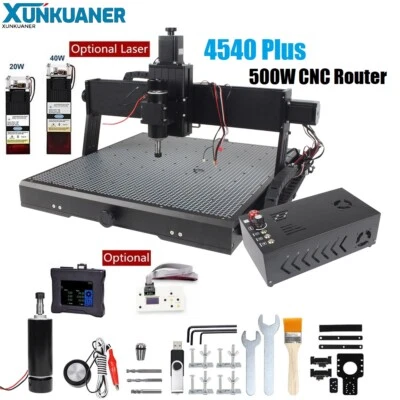 3 Axis 4540 Plus 500W CNC Router Laser Engraving Machine With Offline Controller - Image 1 of 4