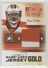 2010-11 ITG Between the Pipes Game-Used Gold Jersey /10 Brian Boucher #M-02