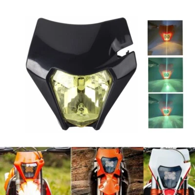 Faro de motocross E8 para KTM 450 Rally réplica EXCF EXC 200 300 450 2018-2022 Foto 1 de 4