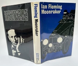 Moonraker IAN FLEMING Macmillan Hardcover w/ DJ Scarce US Printing dated 1955 - Picture 1 of 9