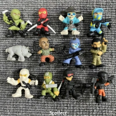 12pcs Gi Joe Micro Force Ghost Beast Ninja Cobra Master Commander Mini Figures - Image 1 of 4