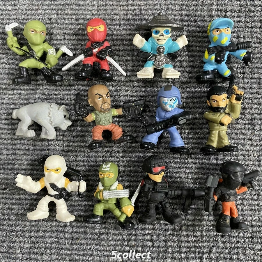 12pcs Gi Joe Micro Force Ghost Beast Ninja Cobra Master Commander Mini Figures - Image 1 of 4