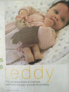 KNIT THIS CUTE TEDDY - Magazine Pull Out - Picture 1 of 1