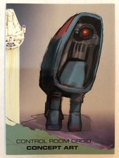 2018 Topps Solo Star Wars Story 93 Control Room Droid Concept Art SILVER NM-Mint