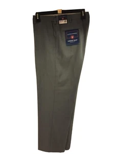 Saddlebred Grey, Comfort Waist, Straight Fit Slacks. 38W× 29L - Picture 1 of 9