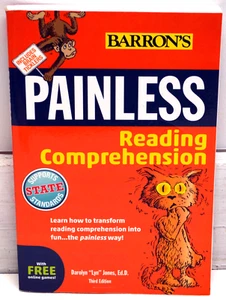 New Barron's Painless Reading Comprehension for Middle & High School Students - Picture 1 of 2