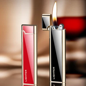 ✅ Gas Lighter Slim ✅CHRISTMAS Gift✅ Side Flame Gas Lighter ✅ LADIES & MEN L✅#100 - Picture 1 of 44
