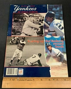 Anuario de béisbol 1987 de los New York Yankees *Libro de récords de los Yankees* D 4121 - Imagen 1 de 3