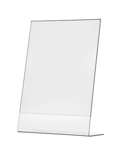 11"W x 17"H Poster Sign Holder Graphic Display Stand Slant Back - Picture 1 of 6