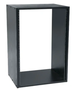 Middle Atlantic BRK16-22 Black Laminate Rack (16 Spaces) - Picture 1 of 1