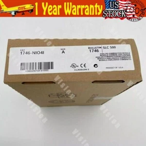 Factroy Sealed AB 1746-NIO4I SLC 500 Analog Output Module 1746NIO4I US Free Tax - Picture 1 of 6
