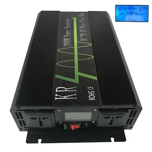 2000W Pure Sine Wave Power Inverter 12V/24V/48V to 110V/220V for Car/Home Solar - Picture 1 of 12