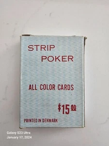 Vintage Strip Poker Playing Cards * Sexy Nude Girls XXX Deck Complete Brand New - Picture 1 of 4