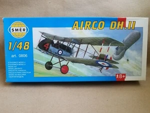 New Sealed SMER 0806 Airco DH 2 Biplane Fighter World War I 1/48 - Picture 1 of 4