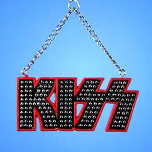 KISS Logo Resin Christmas Ornament KISSmas - Picture 1 of 1